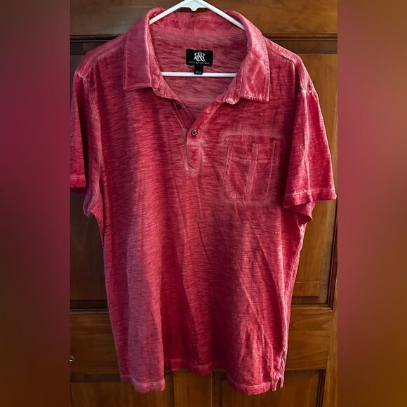 Rock & Republic Light Red Polo Size XXL - Picture 1 of 3